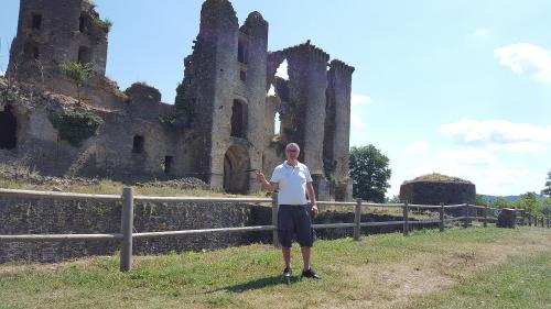 Visite au château de Lagarde, mercredi 11 juillet 2018. (Albert Fagioli)