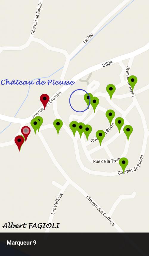 Voici quelques relevés des points de passage des souterrains du château de Pieusse, mercredi 20 juillet 2016. (Albert FAGIOLI) (Page 2)