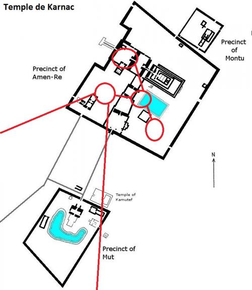 Les salles souterraines et souterrain sous le Temple de Karnak, le 28 10 2014. (Albert Fagioli)