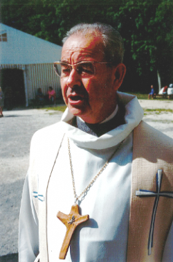 Inhumation de Monseigneur Marcel Herriot dans la crypte de l'ancien chœur de la Cathédrale de Verdun, mercredi 20 septembre 2017. (Photo Diocèse de Verdun)