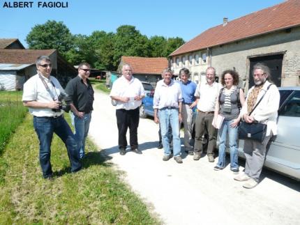 Réunion à la ferme de Fundenhoff, mardi 25 mai 2010, à 10h00. (Albert Fagioli)