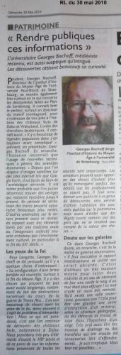 Georges Bischoff, Directeur de l'institut d'histoire du Moyen âge de l'université de Marc-Bloch de Strasbourg. (Olivier Simon) (Page 2)