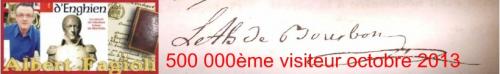 500 000ème visiteur en octobre 2013. (Albert Fagioli)