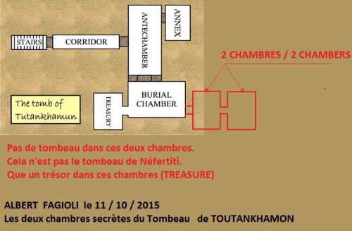 Les deux chambres secrètes du tombeau de Toutankhamon. (Albert Fagioli)