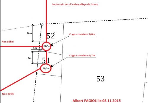 Les deux cryptes et souterrains de l'ancien château de Domrémy la Pucelle. (Albert Fagioli)
