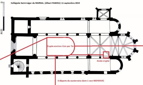 Le croquis transmis à Mr le Maire de Marsal 2 jours avant son passage dans le village. (Albert Fagioli) (Page 1)